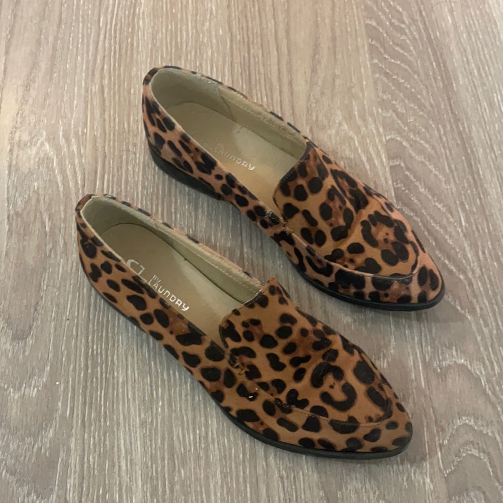Chinese laundry leopard loafers
